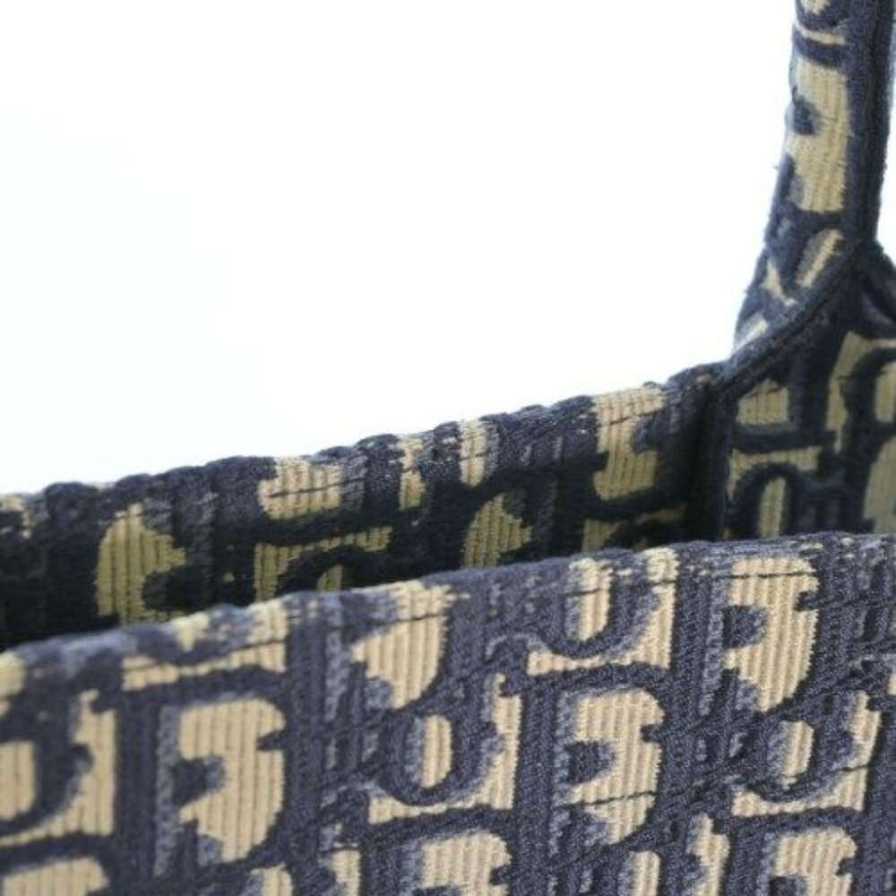 ★SOLD★ Dior Tote Beige Navy Blue - Picture 12 of 13